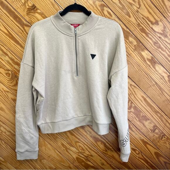 GUESS Sabrina Zip Pullover Sweater - Picture 5 of 7